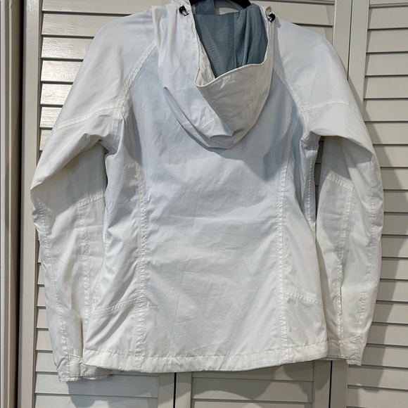 Columbia Women's White Hooded Windbreaker Jacket Size XS - Picture 8 of 10
